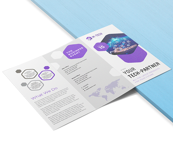 custom printing services for Premium Leaflets